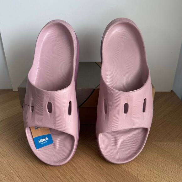 Hoka One One Ora Recovery 3 ‘Pale Mauve’ Unisex Slides- SZ Men 13 - Women 15 main image 4